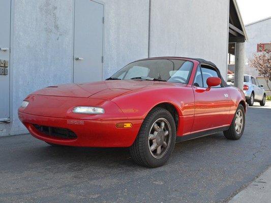 My sweetheart loved her Miata!