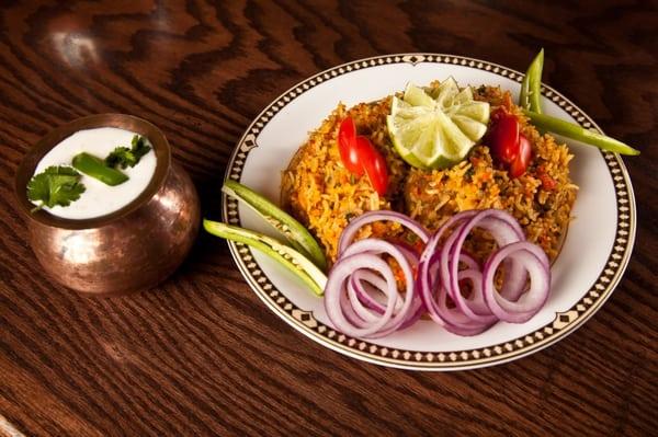 Biryani- One of many rice specialties we have to offer!