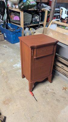 Refinished cabinet