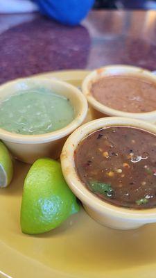 Spicy trio of salsas