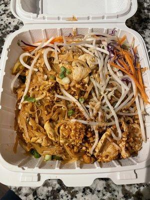 Phad Thai chicken