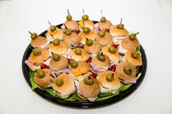 Party Bun Sandwich Tray