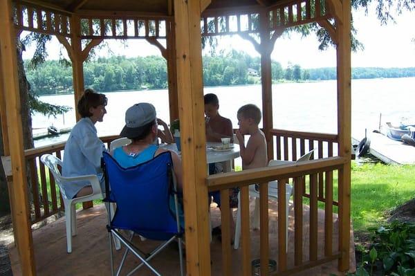 Relax in the Gazebo