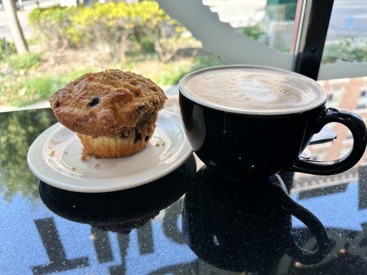 Coffee and a Blueberry Muffin