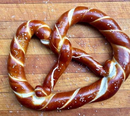 Our signature 11oz Bavarian Jumbo Pretzel