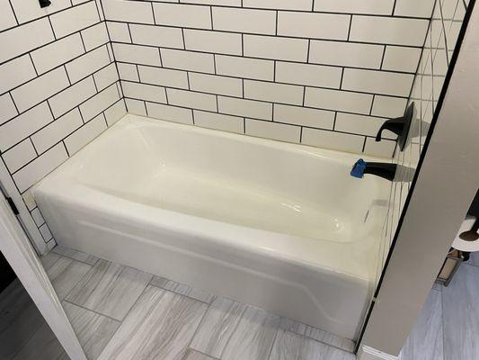 Tub reglaze refinish