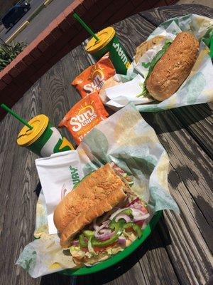 We love Subway!!