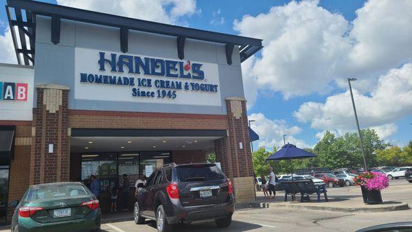 Exterior view of Handel's in Carmel