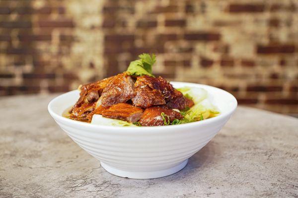 Crispy Duck Noodle Soup