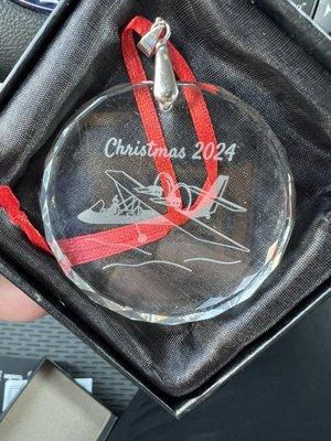 2024 Crystal Christmas Ornament directly from the source.