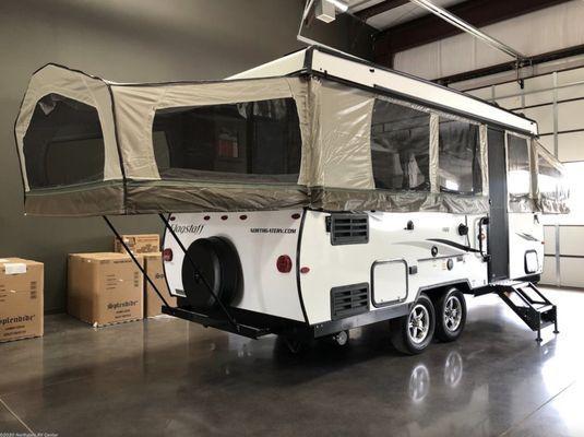 An example of the pop-up RVs we have for sale.