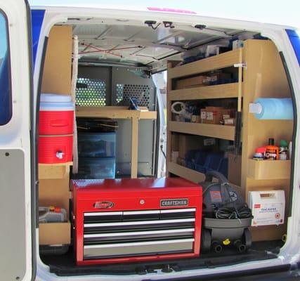 TRUE-BLUE Appliance Repair Van