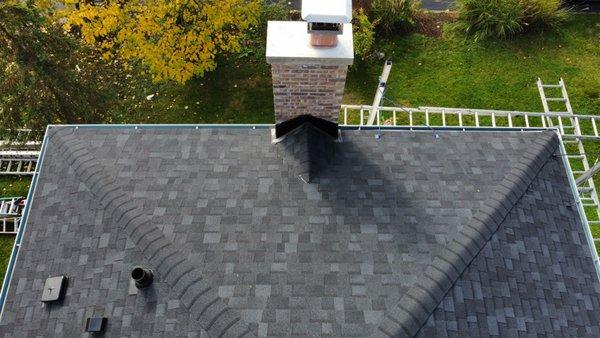 roof with cricket