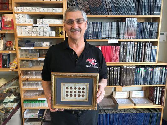 Owner/President Jerry with his first ever coin purchase from 1963