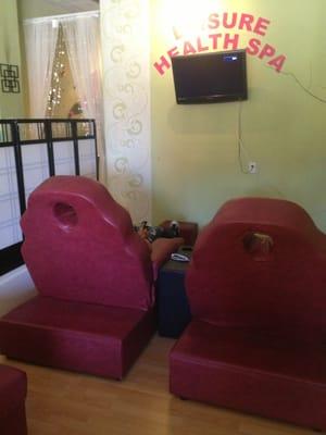 Chairs for foot massage