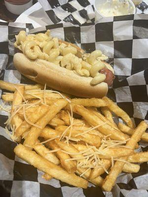 Downtown Mac & Cheese Dog