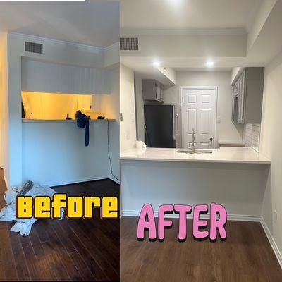 Kitchen and flooring