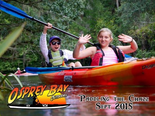 Chazzahowitzka River Paddle trip Sept 2015.