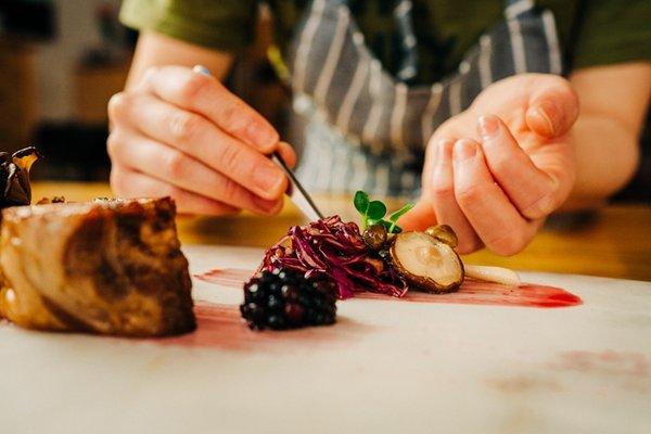 Squash, mushrooms, blackberries