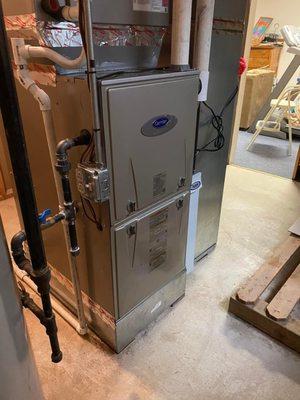 New Carrier Furnace just Installed!