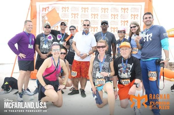 Racing team from the "Endurance Class" after Ragnar