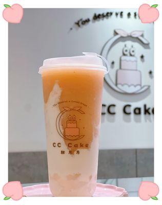 Cheezo white peach smoothie - seasonal drink