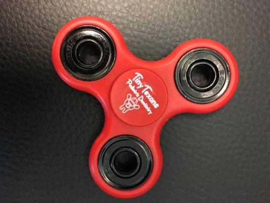 Fidget spinners available for a limited time! Mention this add when calling to schedule you child to reserve one today! (one per family)