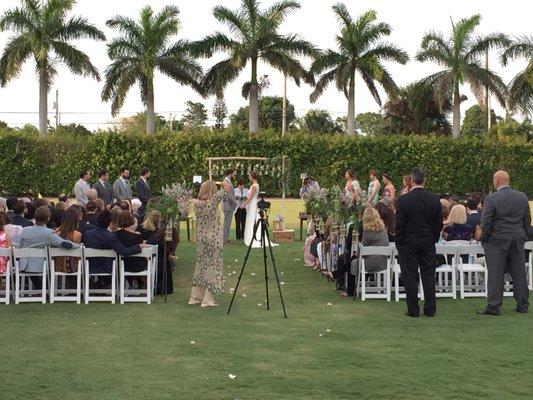 Palm Beach Outdoor Ceremony