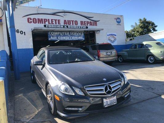 We service and repair BENZ and BMW