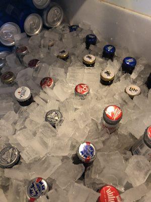 Bottles & Cans on Ice