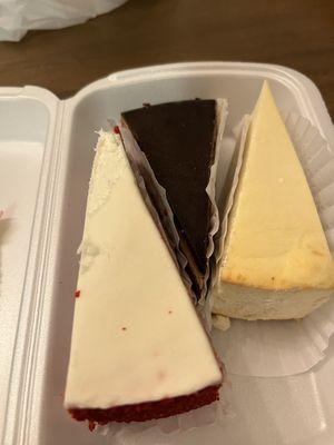 frozen slices of stale grocery store quality cakes