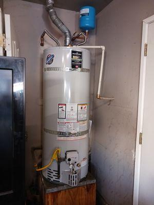 Installed new water heater eliminating sorce of leak