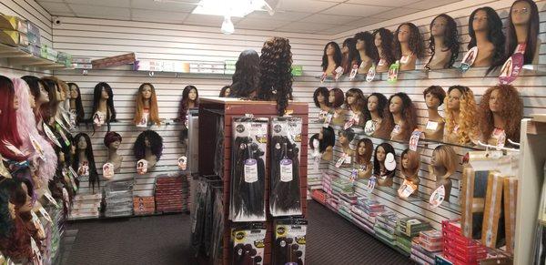 Wigs and hair extensions