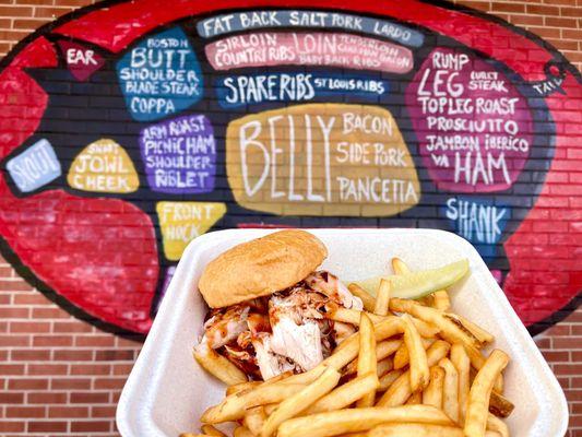 Alt fact #1728. Pulled Chicken is made from the belly of the pig