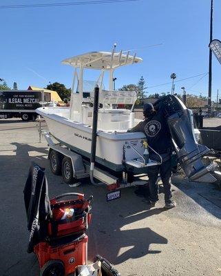 100 Hour Service on Yamaha Outboard