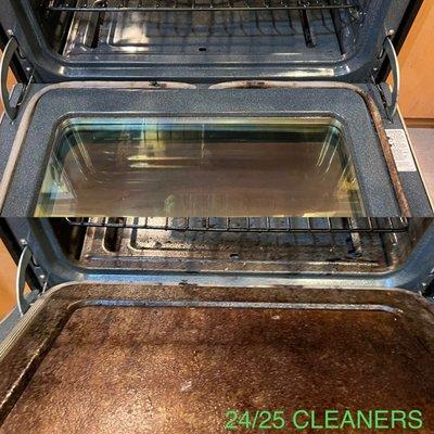 Clean oven - clean food, 24/25 CLEANERS will help you