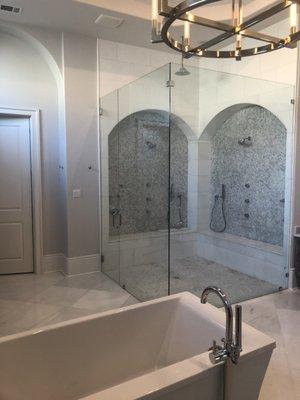 Custom Shower Glass Enclosure by Star Glass