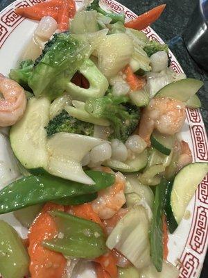 Shrimp and Scallop with Vegetables