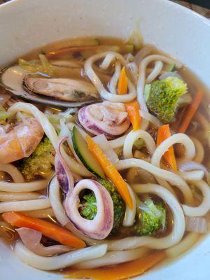 Udon Noodles w/ Mix Seafood