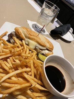 French Dip with fries. I demolished this. Very satisfying.