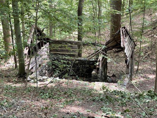 An old house deep in the woods. I always wonder about the people who built and lived in places like this and wish I could know their story.