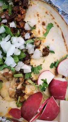 Choriqueso Flour Tortilla