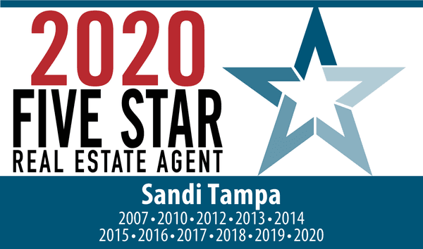 I am honored to be recognized for the 11th year in a row as a Five Star Real Estate Agent. I want to thank my clients for voting for me and