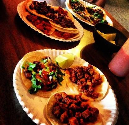 Tacos galore! Asada and Adobaba!