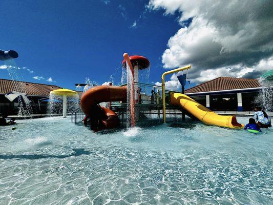 Childrens splash area