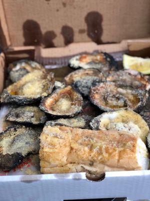 Charbroiled Oysters with Garlic Butter & Parmesan