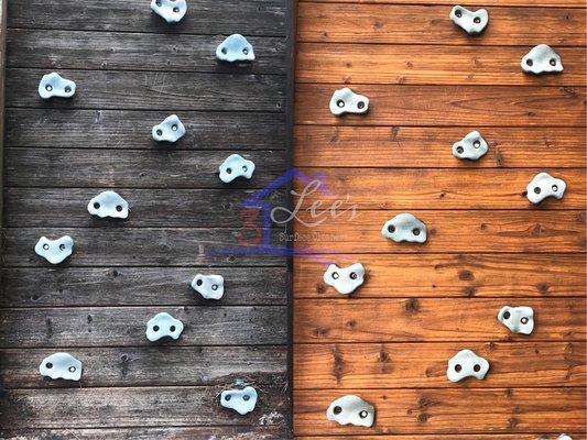 Wooden Playset Cleaning