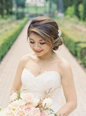 Bridal hair & makeup by Emily (Photo by Tanya Menoni)