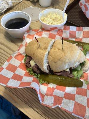 PoBoy and potato salad