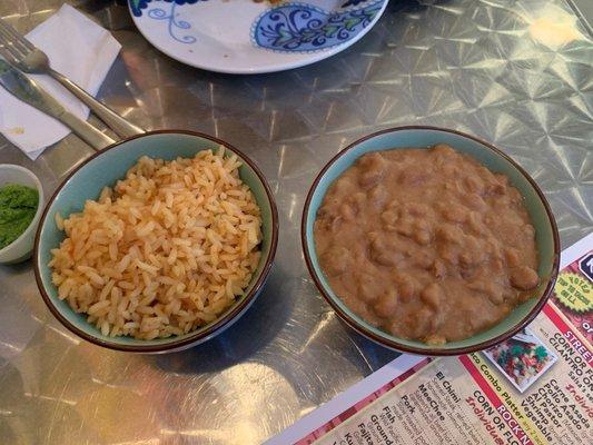 Side of Rice and Beans